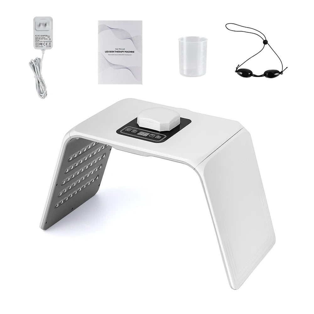 Foldable LED Photon Therapy Mask with Nano Spray